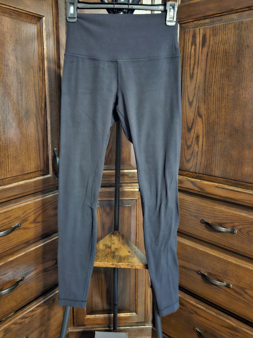 Lululemon Black High Rise Leggings Size 6 Full Length Yoga Workout